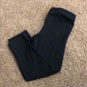 Little girl black leggings XS 4/5